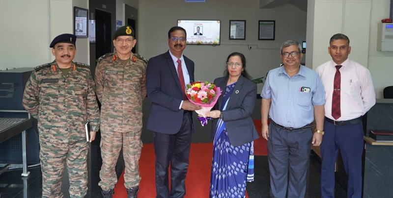 Director General Quality Assurance visits Pune unit of BEL